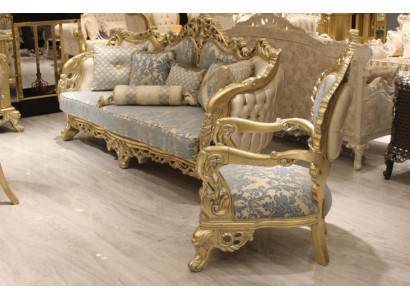 Klassisch Sofagarnitur 3+3+1 Sitzer Chesterfield Relax Sessel Möbel Sofa Neu
