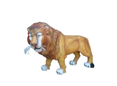 Garten Dekoration Zoo Löwe Statue Figur Deko Statuen Skulptur Figuren 210cm Neu