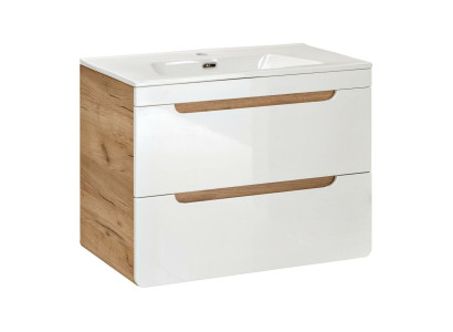 Design Waschbecken 80cm Badezimmer Waschtisch Bad Becken