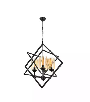  Deckenlampe Pendelleuchte Wohnzimmer Luxus Innenbereich black Luster Leuchte