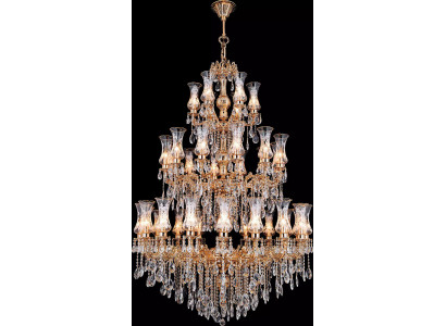  Kronleuchter Luster Glass Deckenlampe xxl Leuchte Galerie Kristall Lampe