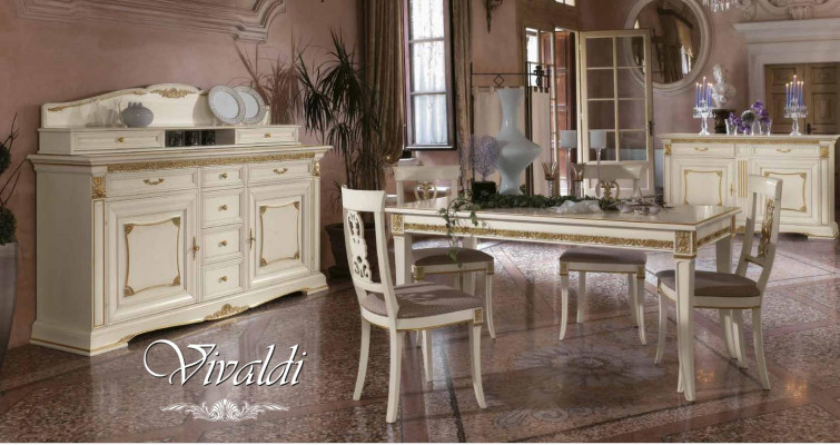Anrichte Wandschrank Edle Massivholz Buffet Schrank Neu Esszimmer Schränke Barock neu