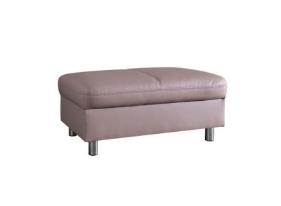 XXL Club Lounge Hocker Pufa Leder Ottoman Designer Textil Fußhocker Design